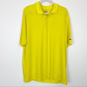 Slazenger Polo Shirt Yellow Size XL